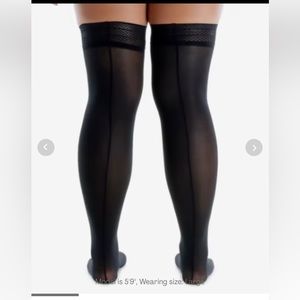 Sheertex Rip-Resist Thigh Highs with Backseam